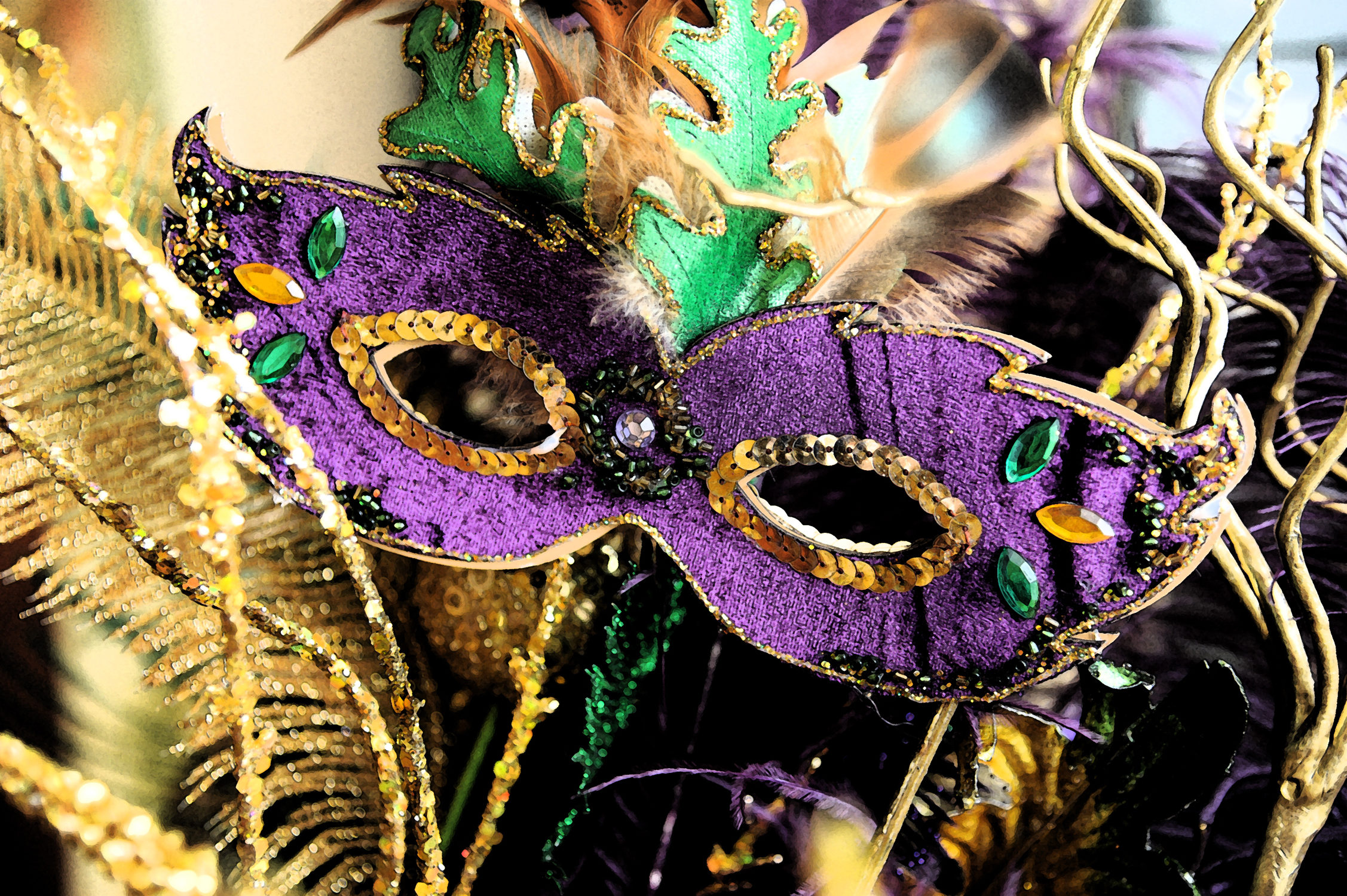 Mardis Gras Mask