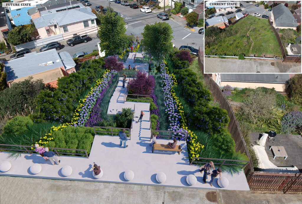 Lakeview Summits Steps Aerial